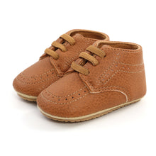 Load image into Gallery viewer, New Baby Shoes Retro Leather Boy Girl Shoes Multicolor Toddler Rubber Sole Anti-slip First Walkers Infant Newborn Moccasins