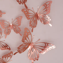 Load image into Gallery viewer, Purple Pink Butterfly Cake Decoration Happy Birthday Cake Topper Handmade Painted For Wedding Birthday Party Baby Shower