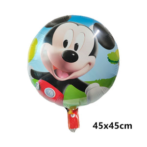 Giant Disney Foil Balloon Mickey Mouse Balloons Minnie Birthday Party Decoration Kids Toy Baby Shower Ball Children Cartoon Gift