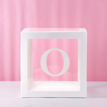 Load image into Gallery viewer, Transparent Alphabet Balloon Box Wedding Baby Shower Boy Girl Decoration Birthday Party Kids Baby Shower 1st Birthday Decor