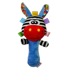 Load image into Gallery viewer, Infant Socks Wrist Rattle Toys Baby Toys 0 12 Months Newborn Cartoon Animal Plush Socks Wrist Strap Rattle for Baby Girl Boy Hot