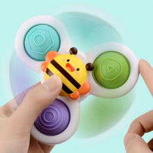 Load image into Gallery viewer, 3Pcs/Set Baby Bath Toys Funny Bathing Sucker Spinner Suction Cup Cartoon Rattles Fidget Educational Toys For Children Boys Gift