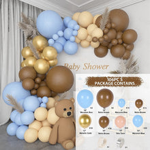Load image into Gallery viewer, Blue Metallic Balloons Garland Kit Gold Confetti Balloon Arch Birthday Party Decoration Kids Wedding Birthday Baby Shower Boy