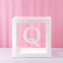 Load image into Gallery viewer, Transparent Alphabet Balloon Box Wedding Baby Shower Boy Girl Decoration Birthday Party Kids Baby Shower 1st Birthday Decor