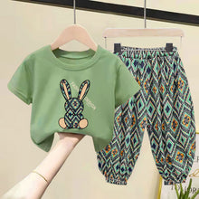 Load image into Gallery viewer, Children Clothing Set Boy Girl Clothes Summer Suit Baby Sets Cute Cotton Tshirt Pants Toddler Loungewear Soft Tracksuit 2-10Y