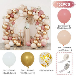 Balloon Garland Arch Kit Wedding Birthday Party Decoration Adult Kids Confetti Latex Ballons Baby Shower Wedding Party Supplies