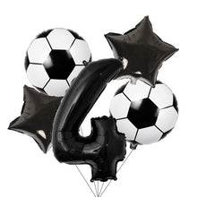 Load image into Gallery viewer, Football Theme Disposable Tableware Set  Sport Boy Birthday Party Baby Shower Cake Decor Supplies Soccer Pattern Cup Plate Straw