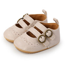 Load image into Gallery viewer, New Baby Shoes Retro Leather Boy Girl Shoes Multicolor Toddler Rubber Sole Anti-slip First Walkers Infant Newborn Moccasins
