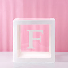 Load image into Gallery viewer, Transparent Alphabet Balloon Box Wedding Baby Shower Boy Girl Decoration Birthday Party Kids Baby Shower 1st Birthday Decor