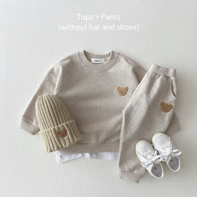 Load image into Gallery viewer, Fashion Toddler Baby Boys Girl Fall Clothes Sets Baby Girl Clothing Set Kids Sports Bear Sweatshirt Pants 2Pcs Suits Outfits