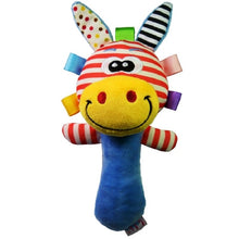 Load image into Gallery viewer, Infant Socks Wrist Rattle Toys Baby Toys 0 12 Months Newborn Cartoon Animal Plush Socks Wrist Strap Rattle for Baby Girl Boy Hot