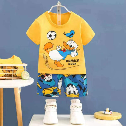 Disney Summer Cotton Baby Sets short sleeve Boy T-shirt + Shorts Sets Toddler Clothing Baby Boy Clothes