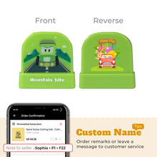 Load image into Gallery viewer, Cartoon Dinosaur Custom Name Stamp For Clothing Personalise For Baby Student Clothes Chapter Children&#39;s Seal Cute For Kids
