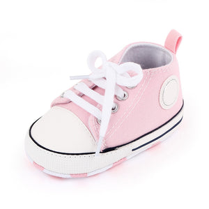 Classic Flash Baby Shoes Infant Boys Girls Sports Shoes Crib Shoes Toddlers Soft Sole Anti-slip First Walkers Baby Sneakers