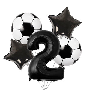 Football Theme Disposable Tableware Set  Sport Boy Birthday Party Baby Shower Cake Decor Supplies Soccer Pattern Cup Plate Straw