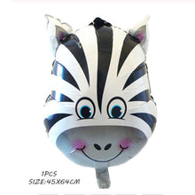 Load image into Gallery viewer, Hedgehog Fox Deer Foil Balloons Safari Birthday Green Jungle Party Decoration Latex Balloon Baby Shower Kids Party Decor Ball
