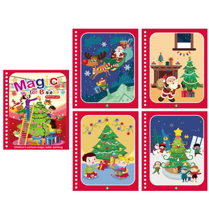 Magic Water Drawing Book Children Painting Drawing Toys Reusable Coloring Books Sensory Early Education Toys for Baby Kids