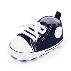 Classic Flash Baby Shoes Infant Boys Girls Sports Shoes Crib Shoes Toddlers Soft Sole Anti-slip First Walkers Baby Sneakers
