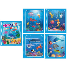 Load image into Gallery viewer, Magic Water Drawing Book Children Painting Drawing Toys Reusable Coloring Books Sensory Early Education Toys for Baby Kids