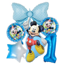 Load image into Gallery viewer, 1set Disney Pink Minnie Mouse Foil Balloon Girl&#39;s Birthday Party Decoration 1 2 3 4 5 6 7st baby shower supplies Kids Toy Globos