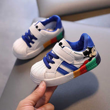 Load image into Gallery viewer, White Casual Shoes For Baby Boy Girl Brand Children Sneaker Mickey Mouse White Kids Sports Shoes Toddler Walking Shoes 0-3 Year