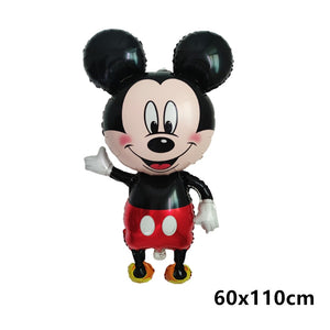 Giant Disney Foil Balloon Mickey Mouse Balloons Minnie Birthday Party Decoration Kids Toy Baby Shower Ball Children Cartoon Gift