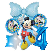 Load image into Gallery viewer, 1set Disney Pink Minnie Mouse Foil Balloon Girl&#39;s Birthday Party Decoration 1 2 3 4 5 6 7st baby shower supplies Kids Toy Globos
