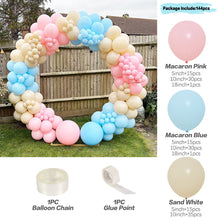 Load image into Gallery viewer, Blue Metallic Balloons Garland Kit Gold Confetti Balloon Arch Birthday Party Decoration Kids Wedding Birthday Baby Shower Boy