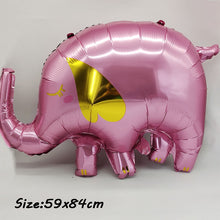 Load image into Gallery viewer, Hedgehog Fox Deer Foil Balloons Safari Birthday Green Jungle Party Decoration Latex Balloon Baby Shower Kids Party Decor Ball