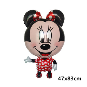 Giant Disney Foil Balloon Mickey Mouse Balloons Minnie Birthday Party Decoration Kids Toy Baby Shower Ball Children Cartoon Gift