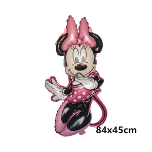 Giant Disney Foil Balloon Mickey Mouse Balloons Minnie Birthday Party Decoration Kids Toy Baby Shower Ball Children Cartoon Gift