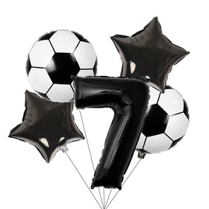Football Theme Disposable Tableware Set  Sport Boy Birthday Party Baby Shower Cake Decor Supplies Soccer Pattern Cup Plate Straw