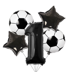 Football Theme Disposable Tableware Set  Sport Boy Birthday Party Baby Shower Cake Decor Supplies Soccer Pattern Cup Plate Straw