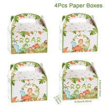 Load image into Gallery viewer, Dinosaur Disposable Tableware Dinosaur Birthday Party Decorations Kids Boy Baby Shower Balloons Jungle Safari Birthday Supplies