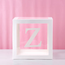 Load image into Gallery viewer, Transparent Alphabet Balloon Box Wedding Baby Shower Boy Girl Decoration Birthday Party Kids Baby Shower 1st Birthday Decor