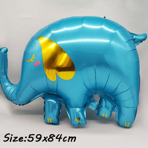 Hedgehog Fox Deer Foil Balloons Safari Birthday Green Jungle Party Decoration Latex Balloon Baby Shower Kids Party Decor Ball