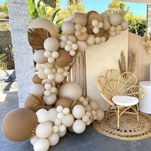 Load image into Gallery viewer, Apricot Coffee Brown Balloon Garland Arch Kit Wedding Birthday Party Decoration Kids Latex Balloon Globos Baby Shower Decor