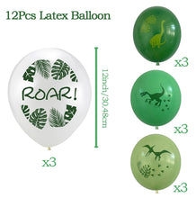 Load image into Gallery viewer, Dinosaur Disposable Tableware Dinosaur Birthday Party Decorations Kids Boy Baby Shower Balloons Jungle Safari Birthday Supplies