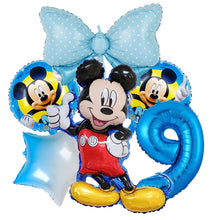 Load image into Gallery viewer, 1set Disney Pink Minnie Mouse Foil Balloon Girl&#39;s Birthday Party Decoration 1 2 3 4 5 6 7st baby shower supplies Kids Toy Globos
