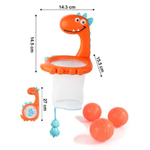 Load image into Gallery viewer, Baby Bath Toy Toddler Boy Water Toys Bathroom Bathtub Shooting Basketball Hoop with 3 Balls Kids Outdoor Play Set Cute Whale