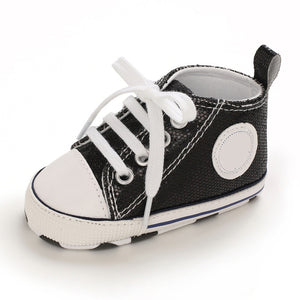 Classic Flash Baby Shoes Infant Boys Girls Sports Shoes Crib Shoes Toddlers Soft Sole Anti-slip First Walkers Baby Sneakers