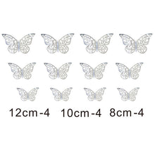 Load image into Gallery viewer, Purple Pink Butterfly Cake Decoration Happy Birthday Cake Topper Handmade Painted For Wedding Birthday Party Baby Shower