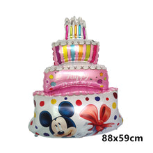 Load image into Gallery viewer, Giant Disney Foil Balloon Mickey Mouse Balloons Minnie Birthday Party Decoration Kids Toy Baby Shower Ball Children Cartoon Gift
