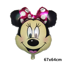 Load image into Gallery viewer, Giant Disney Foil Balloon Mickey Mouse Balloons Minnie Birthday Party Decoration Kids Toy Baby Shower Ball Children Cartoon Gift