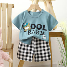 Load image into Gallery viewer, Disney Summer Cotton Baby Sets short sleeve Boy T-shirt + Shorts Sets Toddler Clothing Baby Boy Clothes