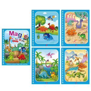 Magic Water Drawing Book Children Painting Drawing Toys Reusable Coloring Books Sensory Early Education Toys for Baby Kids