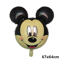 Load image into Gallery viewer, Giant Disney Foil Balloon Mickey Mouse Balloons Minnie Birthday Party Decoration Kids Toy Baby Shower Ball Children Cartoon Gift