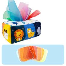 Load image into Gallery viewer, Montessori Toys Magic Tissue Box Baby Educational Learning Activity Sensory Toy for Kids Finger Exercise Busy Board Baby Game
