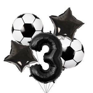 Football Theme Disposable Tableware Set  Sport Boy Birthday Party Baby Shower Cake Decor Supplies Soccer Pattern Cup Plate Straw