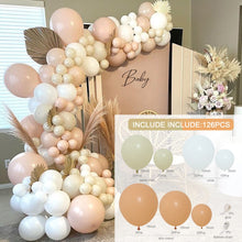 Load image into Gallery viewer, Apricot Coffee Brown Balloon Garland Arch Kit Wedding Birthday Party Decoration Kids Latex Balloon Globos Baby Shower Decor